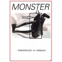Paraspruzzi in carbonio per porta targa monobraccio Monster  S2R/S4/S4R/S4RS